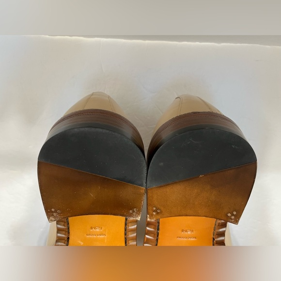 Mezlan Mens Beige Derby Shoes(Made in Spain) Size 12 - Picture 11 of 16